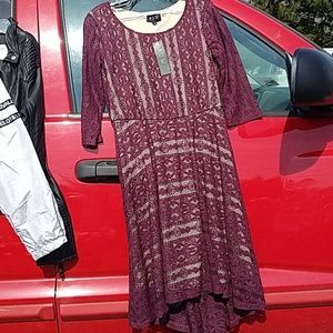 womens sz medium AUW lace dress